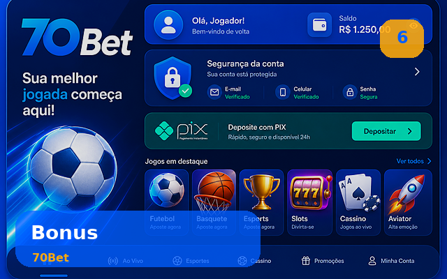 Bônus 70Bet
